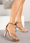 Pantofi stiletto Alimora Aurii