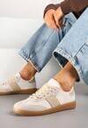 Beżowe Sneakersy Tenisówki w Kultowym Stylu Neolithaen