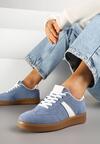 Niebieskie Sneakersy w Stylu Kultowych Tenisówek Gillifia