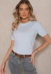 T-shirt Sanallia Albastru deschis