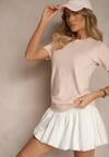T-shirt Sanallia Roz deschis