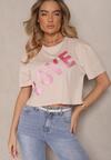 T-shirt Sanillva Bej închis