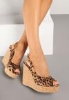 Sandale Valirens Imprimeu leopard