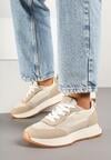 Sneakers Calgis Bej închis
