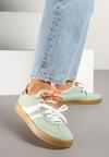 Sneakers Lorlevia Verde cu alb
