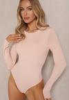 Beżowe Body w Stylu Basic Sovfia