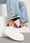 Sneakers Alb cu negru