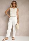 Pantaloni Sonirea Albi