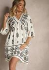Rochie Virisna Neagră cu alb