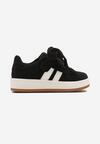 Czarne Buty Sportowe Sneakersy Ozdobione Paskami Worriti