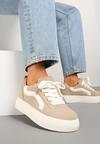 Sneakers Kornelna Bej închis