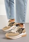 Sneakers Roniane Imprimeu leopard
