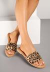 Papuci Sunirae Imprimeu leopard