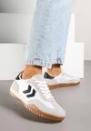 Sneakers Mepenna Alb cu negru
