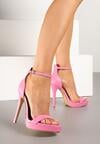 Pantofi stiletto Napelle Roz