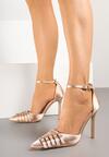 Pantofi stiletto Liorlina Culoarea șampaniei