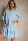 Rochie Eviranna Albastru deschis