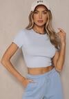 T-shirt Aszedi Albastru deschis