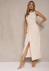 Rochie Tunaria Bej deschis