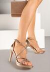 Pantofi stiletto Sorisma Culoarea șampaniei
