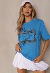 T-shirt Idelunea Albastru