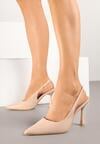 Pantofi stiletto Tosnivia Ulios Bej
