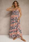 Rochie Tosena Roz cu albastru