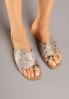 Papuci Wilise Print piele de șarpe