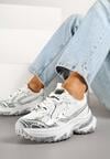 Sneakers Mevriane Argintii