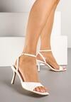 Pantofi stiletto Meviora Albi