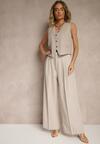 Pantaloni Galaniel Bej deschis