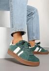Sneakers Nevellise Verde cu alb
