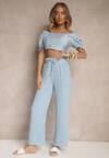 Pantaloni Savimirae Albastru deschis
