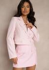 Sacou Roz deschis