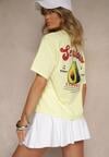 T-shirt Tilannia Galben