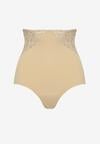 Beżowe Majtki Modelujące High Waist Savirolle