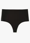 Czarne Bezszwowe Majtki High Waist Kolunea