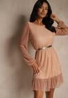 Rochie Melanissa Culoarea șampaniei