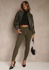 Zielone Spodnie Skinny Winvienne