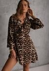 Rochie Resarina Imprimeu leopard