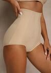 Beżowe Majtki Typu Modelujące Azanttia
