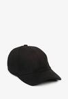Czarna Casualowa Czapka z Daszkiem Tuslena