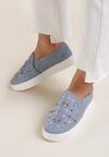 Niebieskie Slip On Barcode