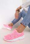 Różowe Neonowe Buty Sportowe Flexible