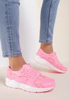 Różowe Neonowe Buty Sportowe Flexible