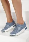 Niebieskie Sneakersy Amor De Mi Vida
