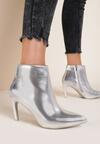 Srebrne Botki Shine Brightly