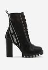 Czarne Botki Bossy Girl