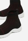 Czarno-Czerwone Sneakersy Stole The Show