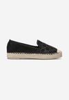 Czarne Espadryle Stop Number